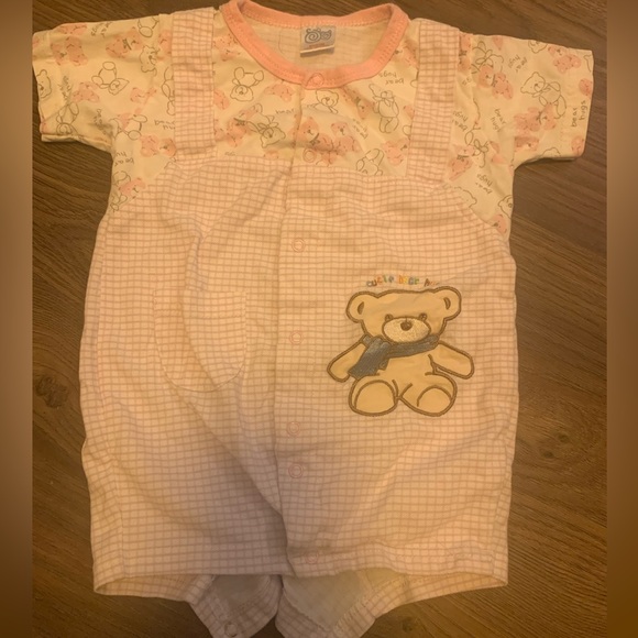 Lavender & pink overal romper - Picture 1 of 1